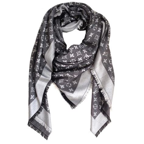 louis vuitton denim scarf